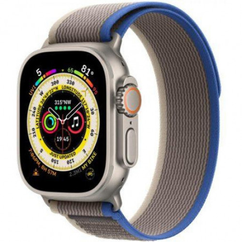 Apple Watch Ultra GPS + Cellular 49mm Titanium Case Blue/Gray Trail Loop - S/M (MNHE3/MNHL3) б/у